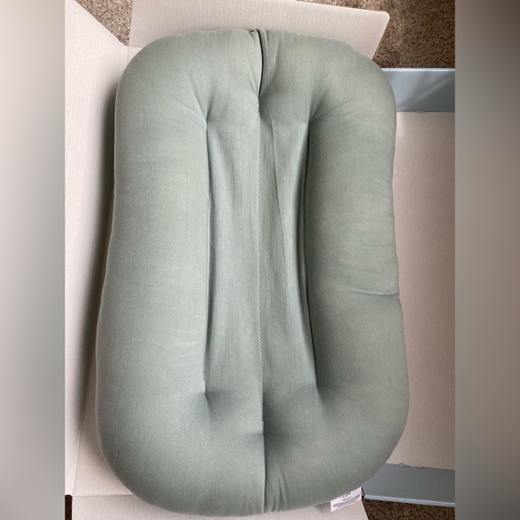 Snuggle Me Organic Infant Lounger Slate IN BOX - Picture 5 of 11